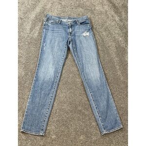 Eddie Bauer Womens Boyfriend Jeans Size 4 Blue Denim Slim